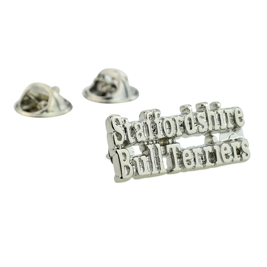 Dog Lover Staffordshire Bull Terriers Lapel Pin Badge