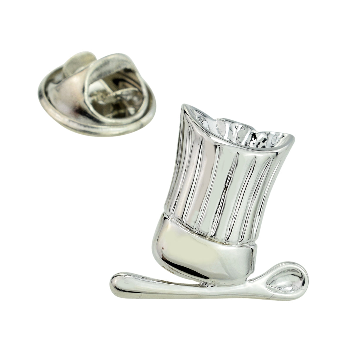 Metal, Chefs Hat Lapel Pin Badge