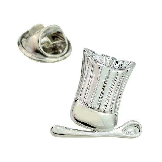 Metal, Chefs Hat Lapel Pin Badge