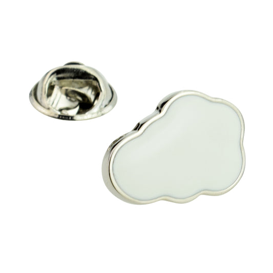 Cloud Lapel Pin Badge