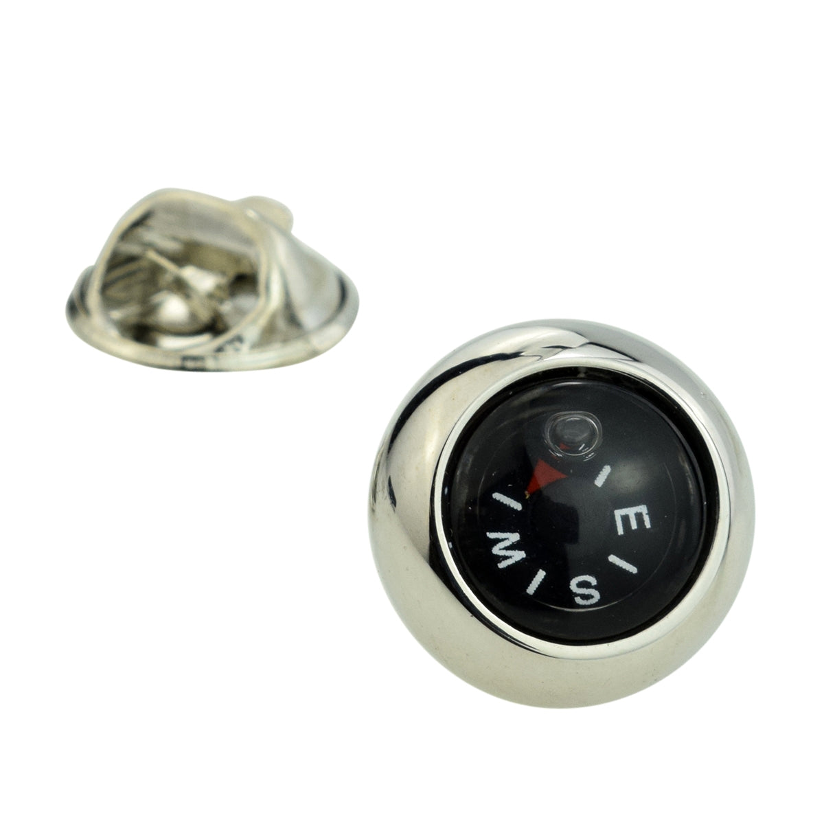 Compass Lapel Pin Badge