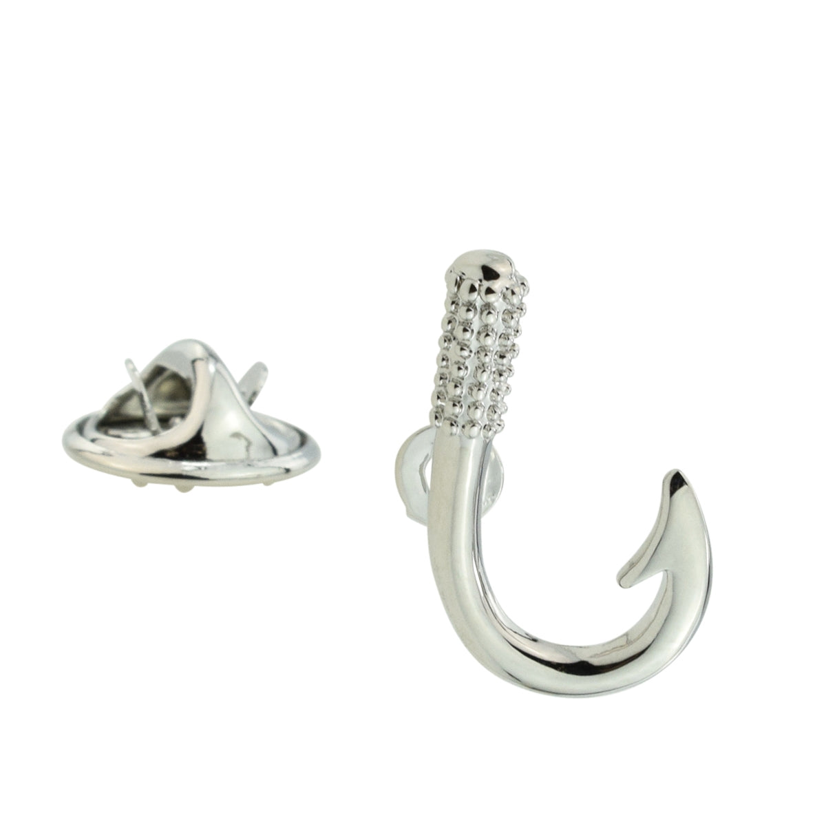 Fishing Hook Lapel Pin Badge