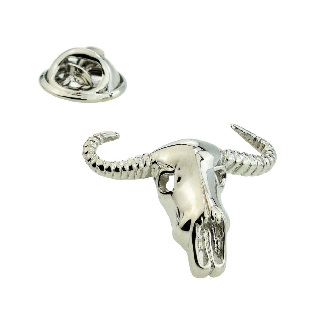 Longhorn Cattle Lapel Pin Badge