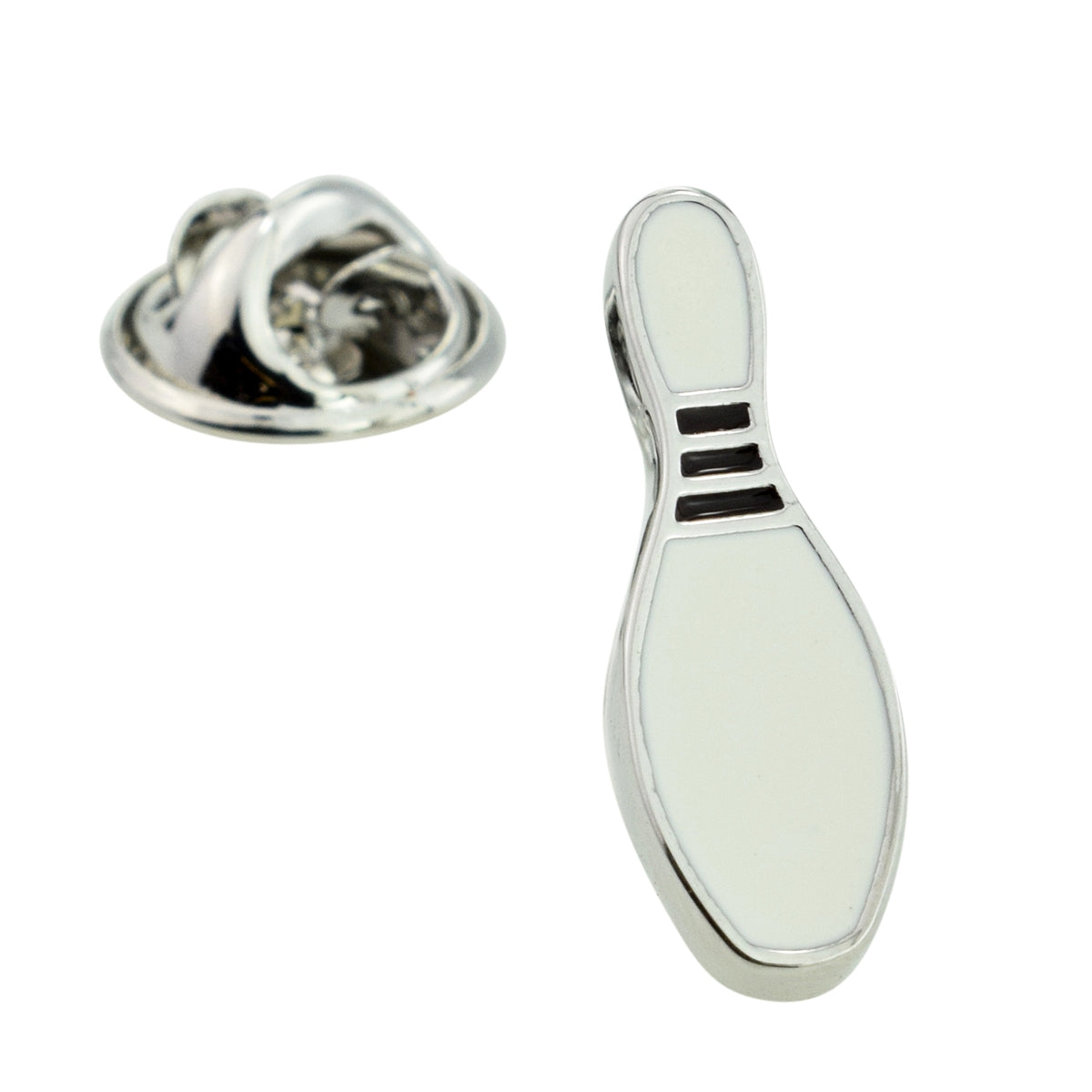 Bowling Pin Lapel Pin Badge