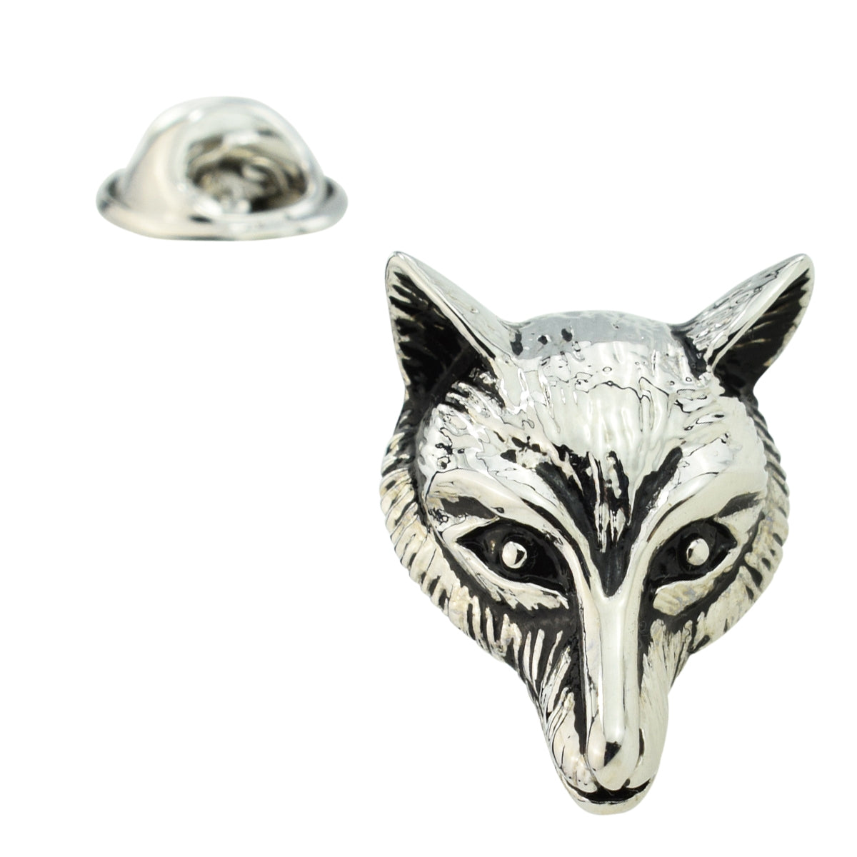 Fox Head Lapel Pin badge