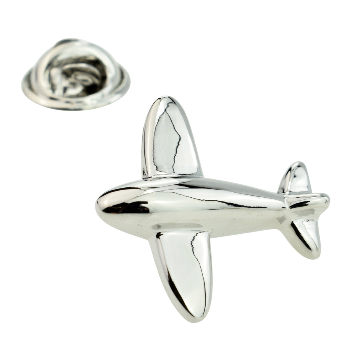 Modern Plane shaped Lapel Pin badge