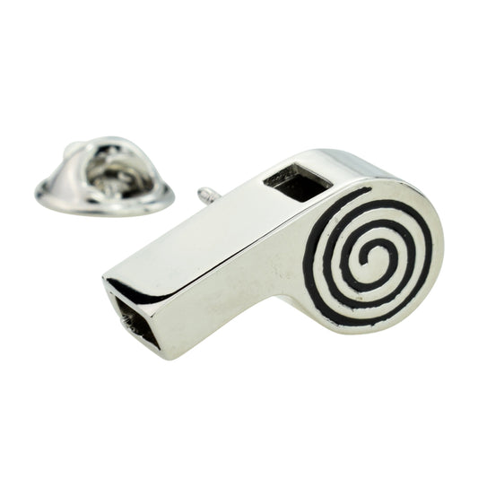 Refs Whistle (not working) Lapel Pin Badge