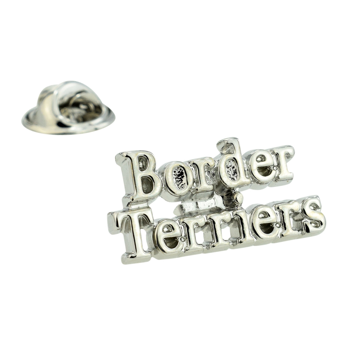 Border Terriers Dog Lapel Pin Badge