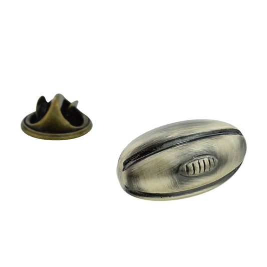 Antique Rugby Ball Sports Lapel Pin Badge