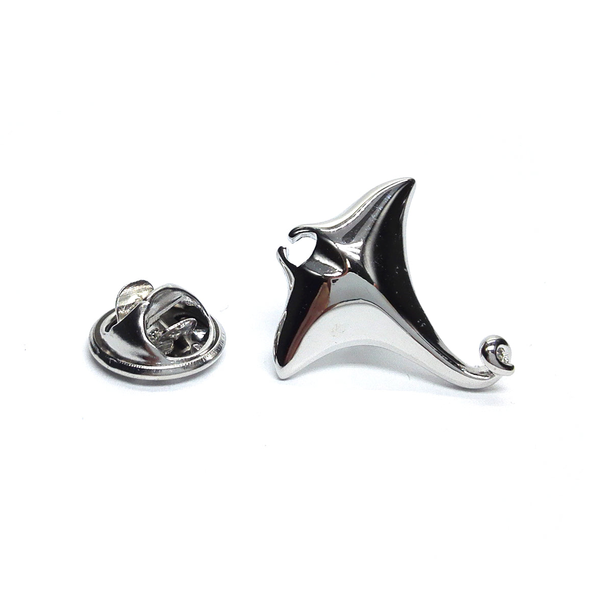 Manta Ray Lapel Pin Badge