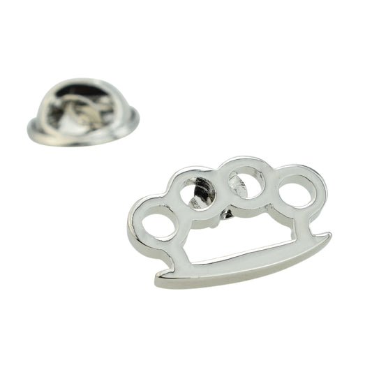 Knuckle Duster Lapel Pin Badge