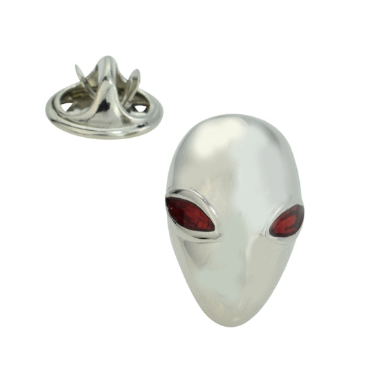 Alien Head, Space, UFO, Astronaut Lapel Pin Badge