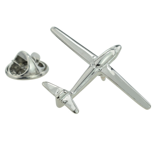 Glider Aeroplane Lapel Pin Badge