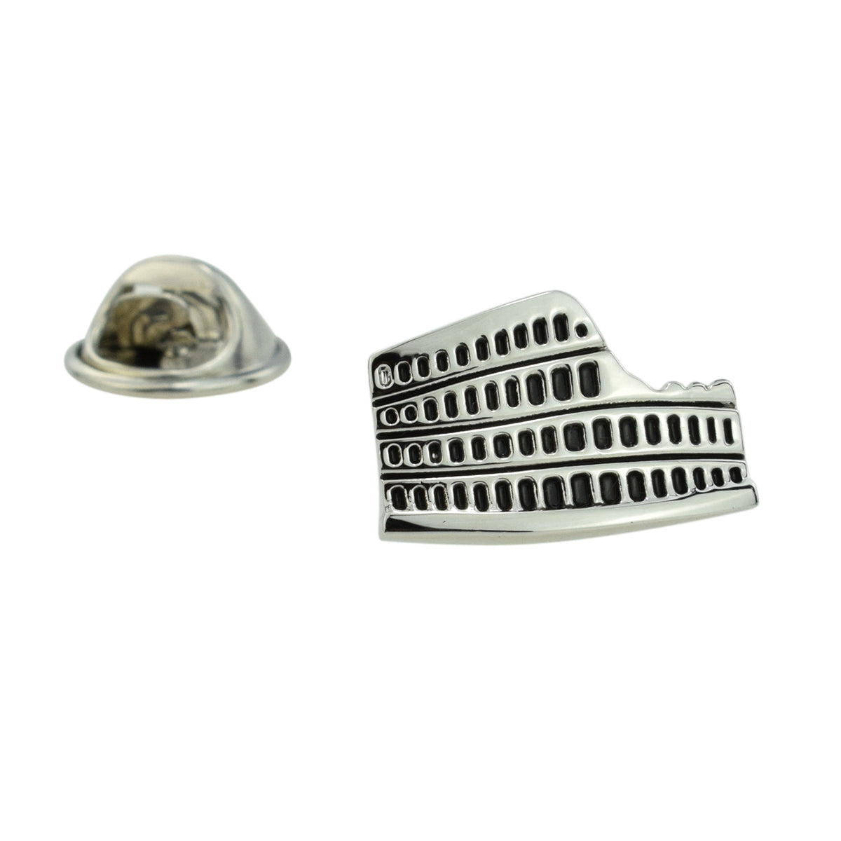 Colosseum Design Lapel Pin Badge