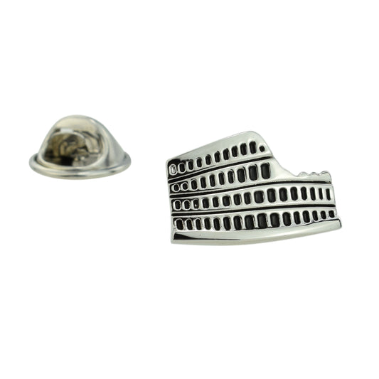 Colosseum Design Lapel Pin Badge