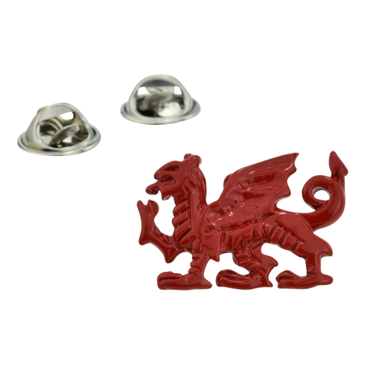 Red Welsh Dragon Wales  Lapel Pin Badge