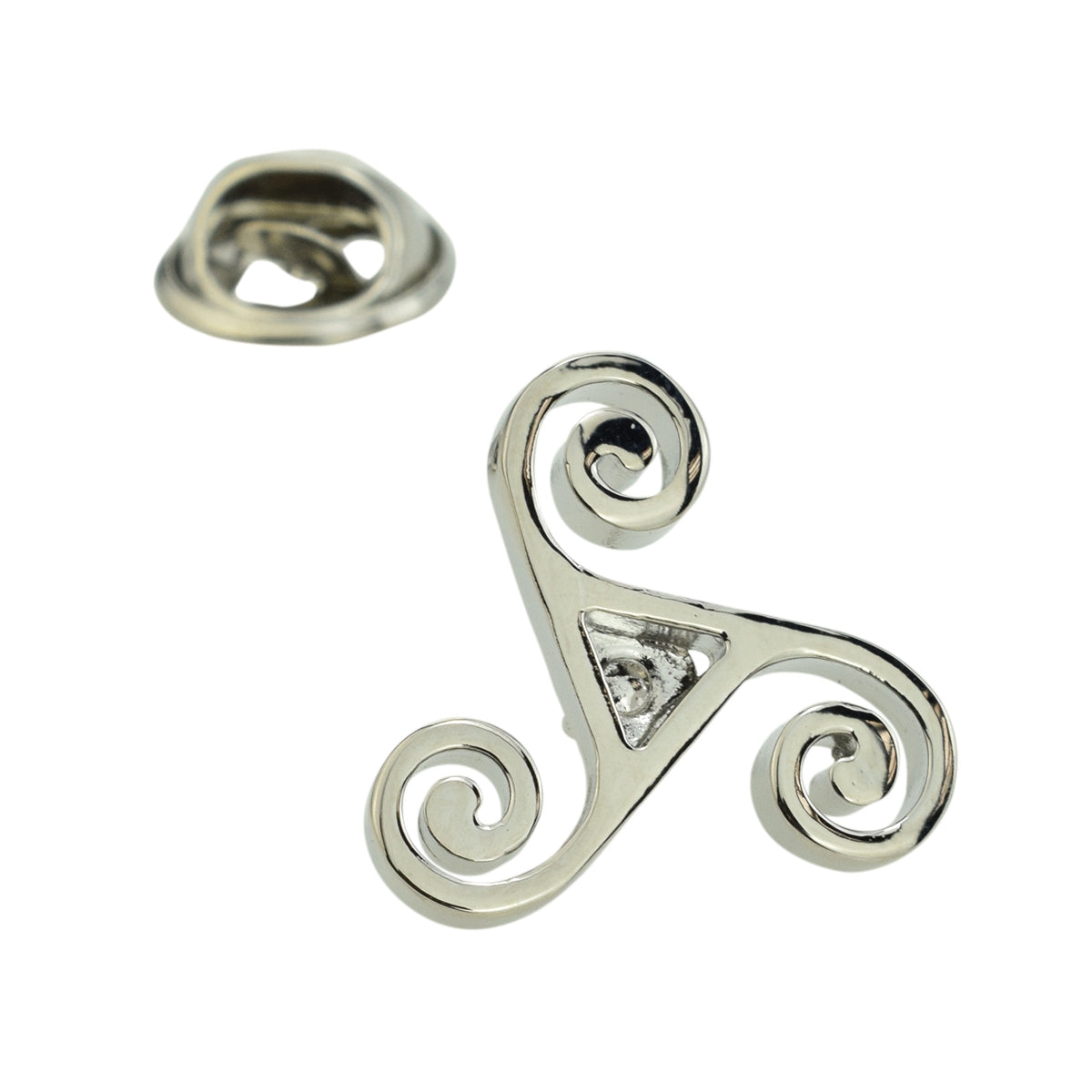 Celtic Swirl Design Lapel Pin Badge