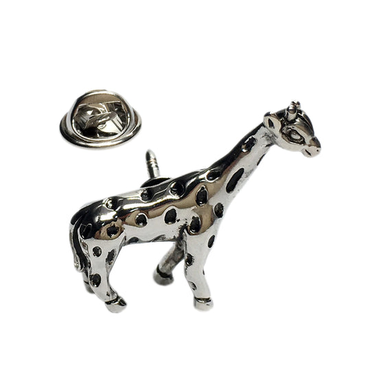 African Giraffe Animal Zoo Lapel Pin Badge