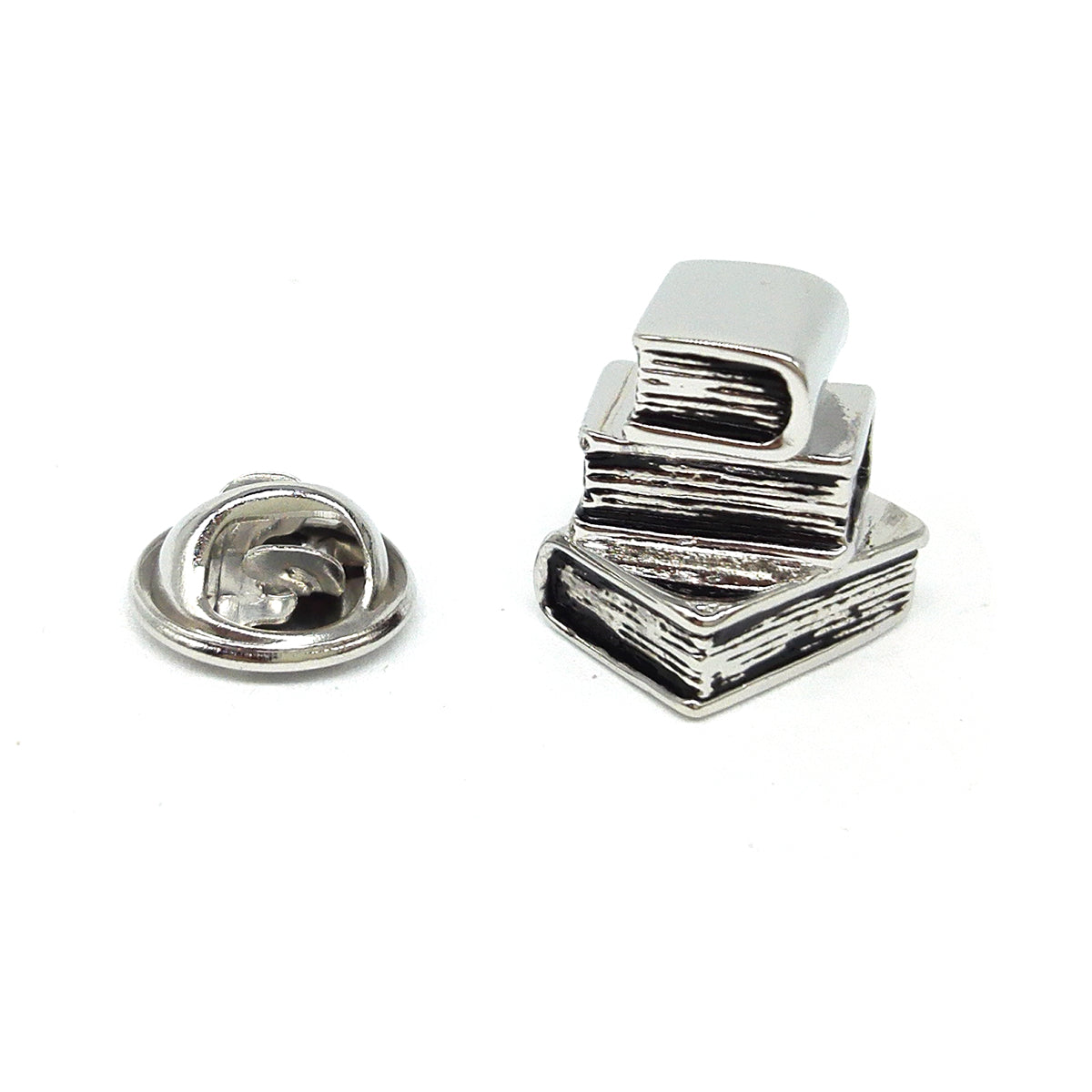 Pile of Books Library Lapel Pin Badge