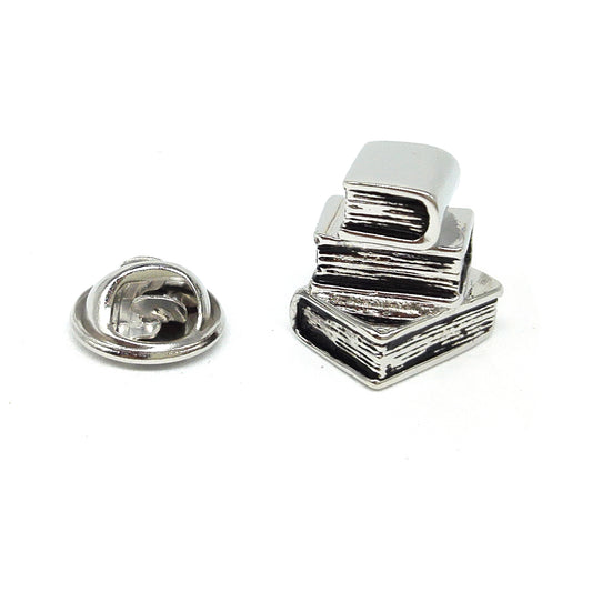 Pile of Books Library Lapel Pin Badge
