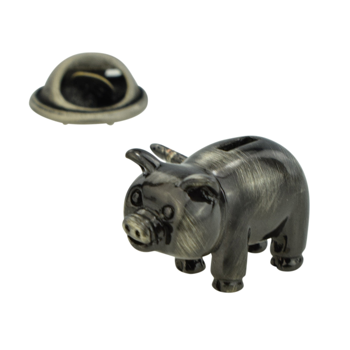 Piggy Bank Style Lapel Pin Badge
