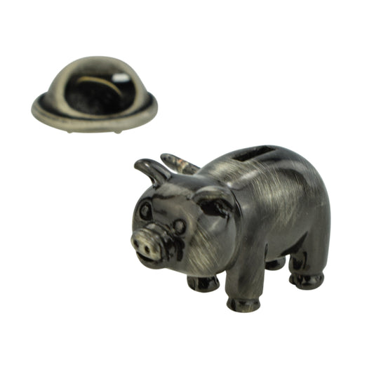 Piggy Bank Style Lapel Pin Badge