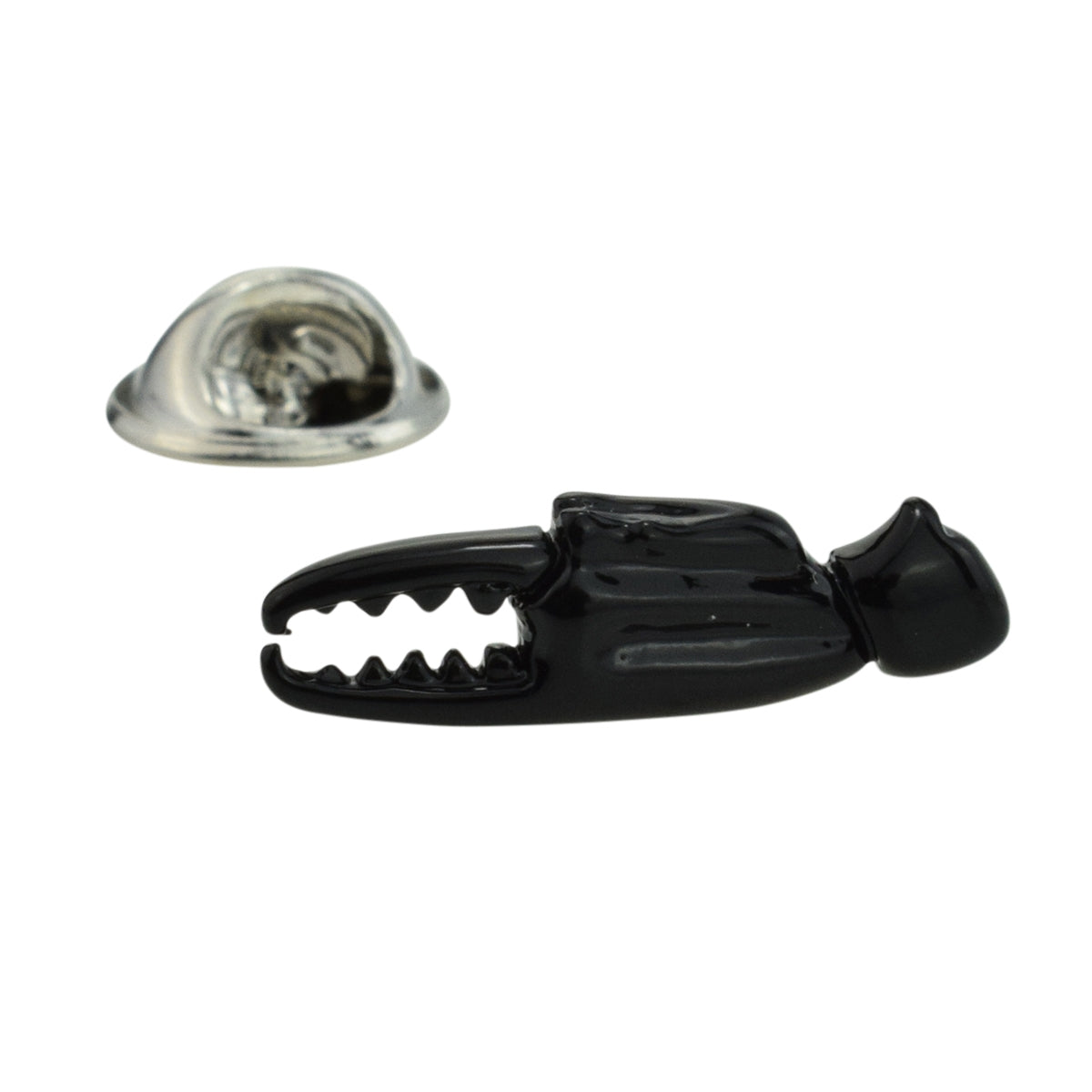 Black Crabs Claw Lapel Pin Badge