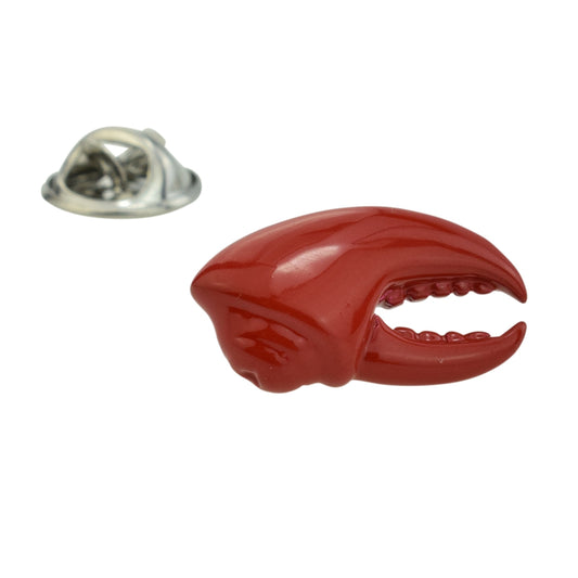 Red Lobster Claw Lapel Pin Badge