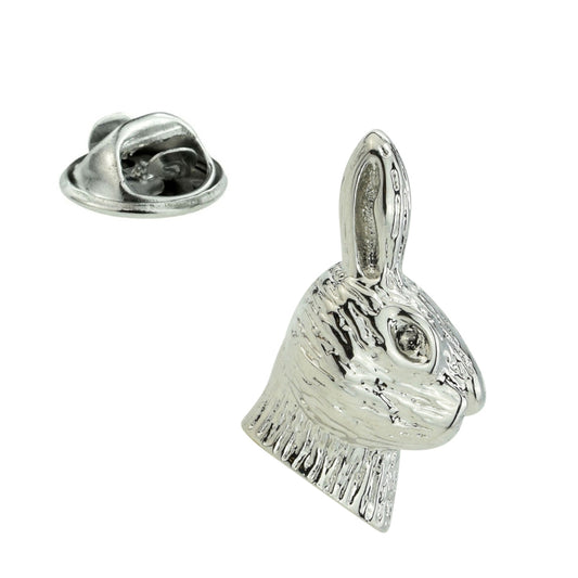 Rabbits Head Lapel Pin Badge