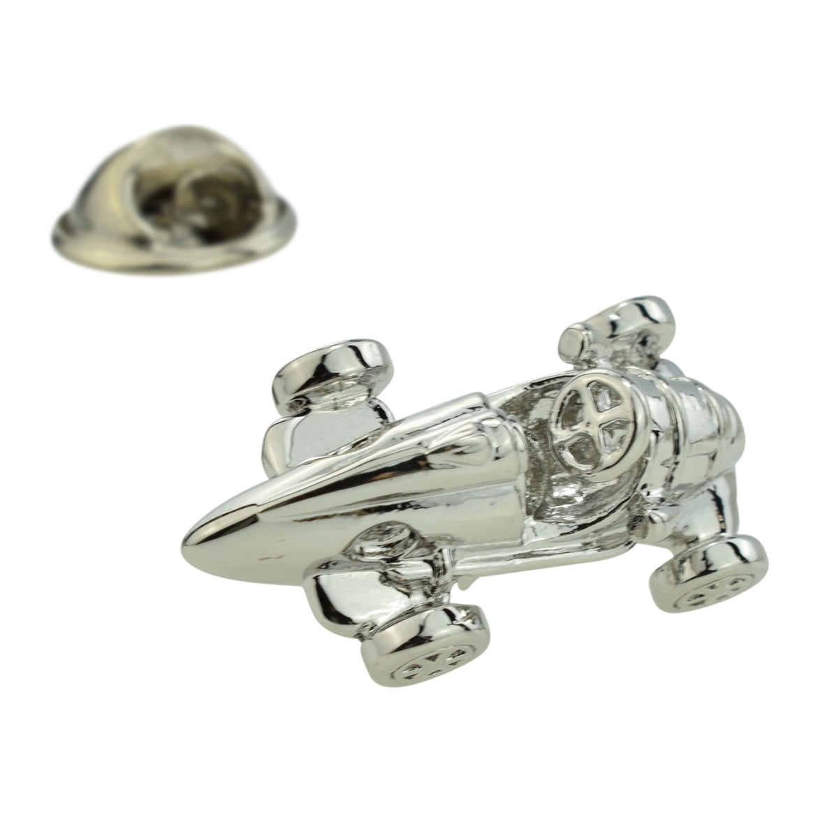 Retro Racing Car Lapel Pin Badge