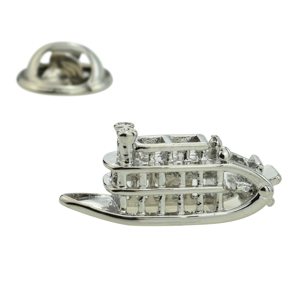Paddle Steamer Steamship Ship Lapel Pin Badge