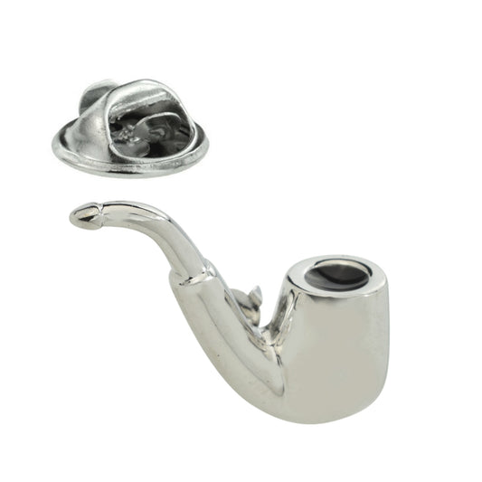 Smoking Pipe Smokers Lapel Pin Badge