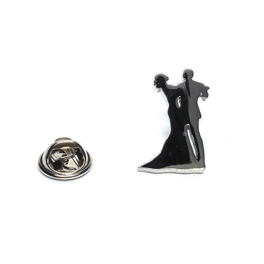 Ballroom Dancing Couple Silhoutte Dancers Lapel Pin Badge