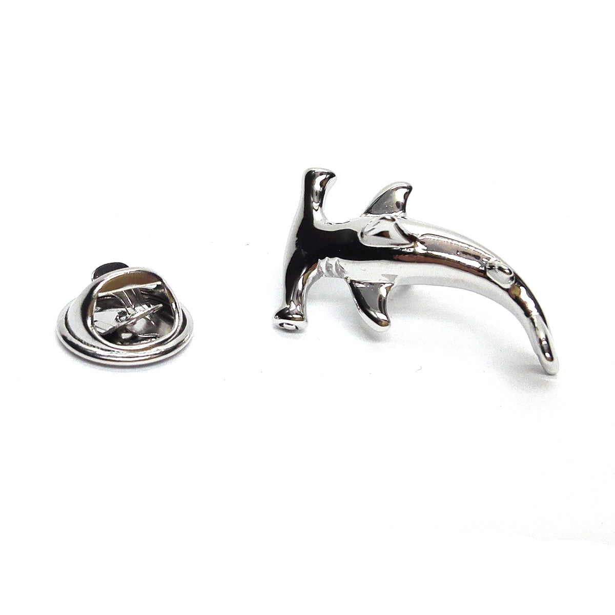 Hammerhead Shark Lapel Pin Badge