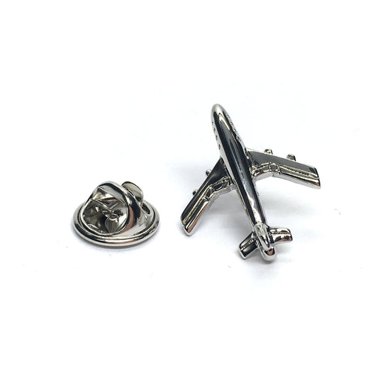 Passenger Jet Plane Lapel Pin Badge