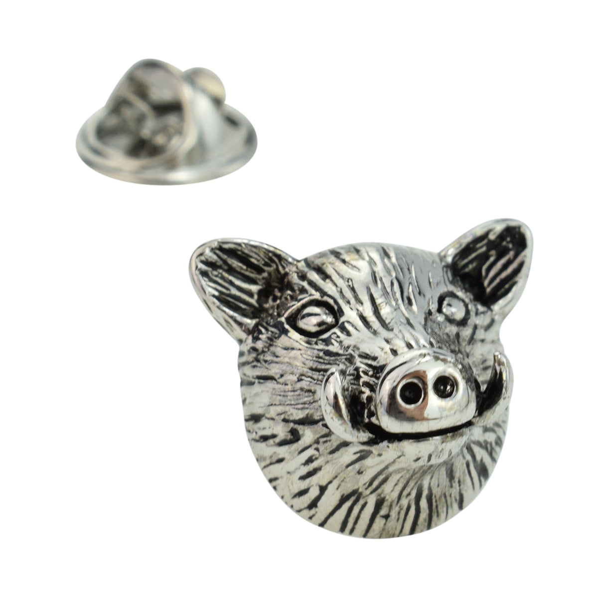 Boars Head Lapel Pin Badge