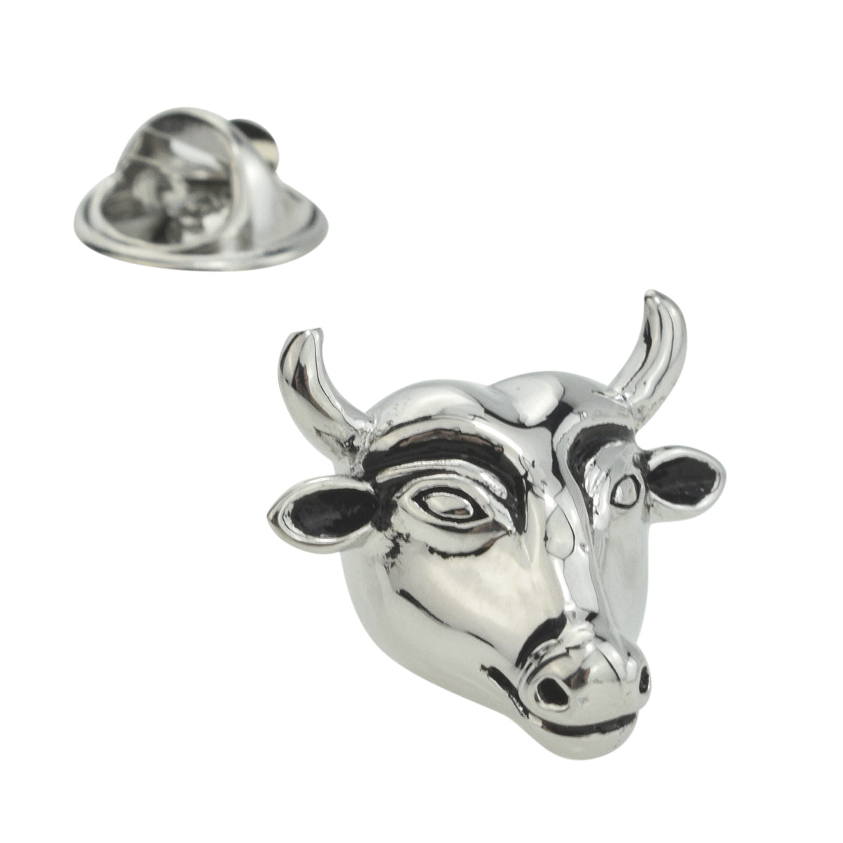 Bulls Head lapel Pin Badge