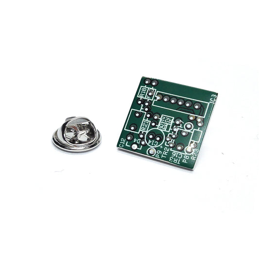 Circuit Board Style Lapel Pin Badge