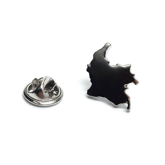Colombia Country Outline Map Lapel Pin Badge