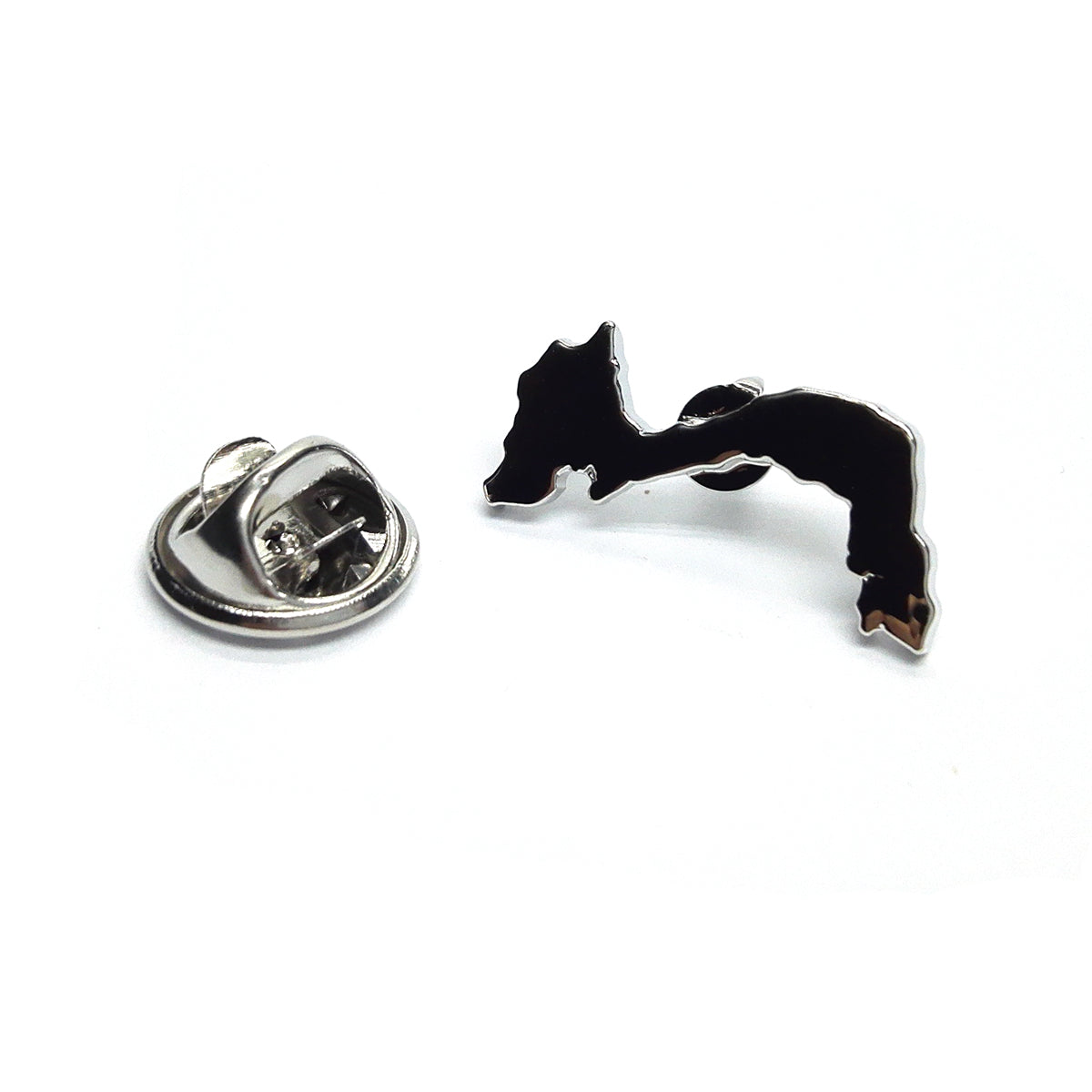 Vietnam Outline Map Lapel Pin Badge