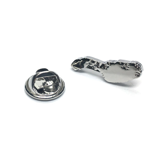 Outline Map of Malta Lapel Pin Badge