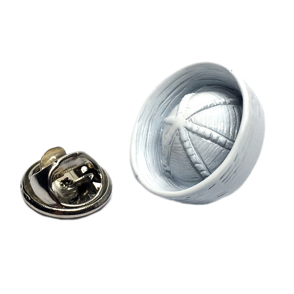 White Sailors Hat Lapel Pin Badge