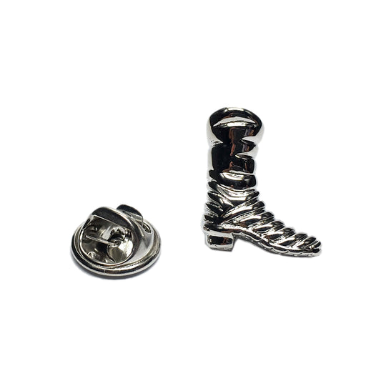 Cowboy Boot Design Lapel Pin Badge