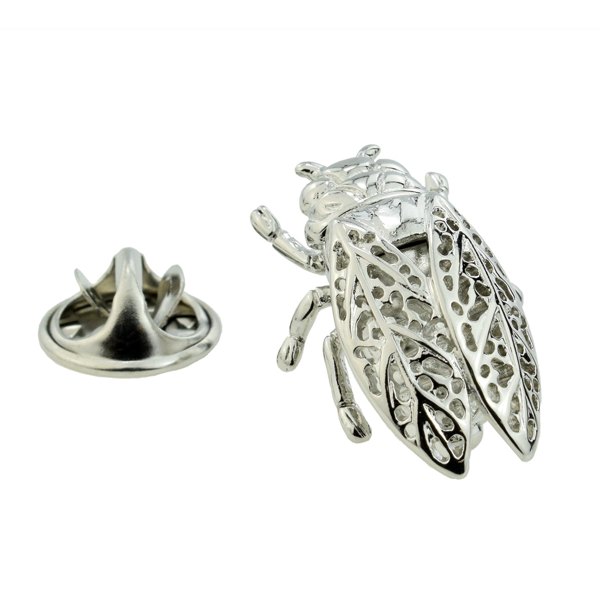 Cicada Tree Bug Design Lapel Pin Badge