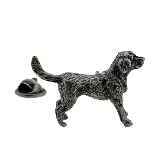 Retriever Dog Lapel Pin Badge