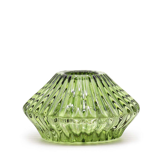 Flower Design Reversible Candle/Tealight Holder – Garden Jade