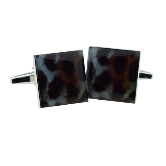 Cheetah Print Cufflinks | Ashton and Finch