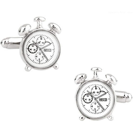 Alarm Clock Cufflinks  | Ashton and Finch