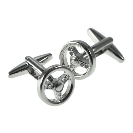 Sports Steering Wheel Cufflinks | Ashton and Finch