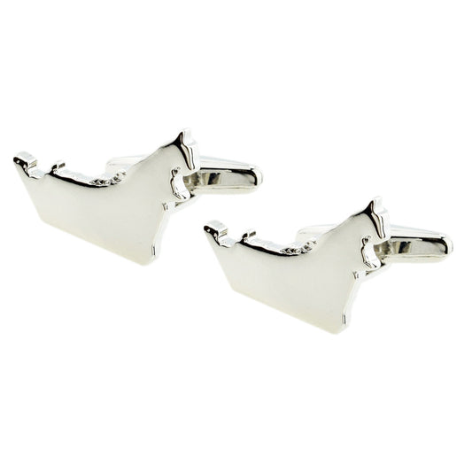 United Arab Emirates Outline Map Cufflinks | Ashton and Finch